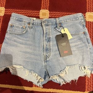 Levi’s 501 high waisted shorts
